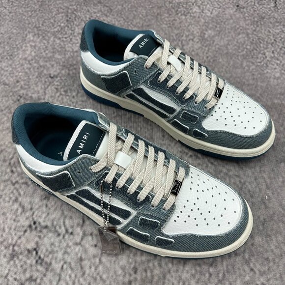 Amiri Sneakers Lowes Skel En Denim - Picture 3 of 6